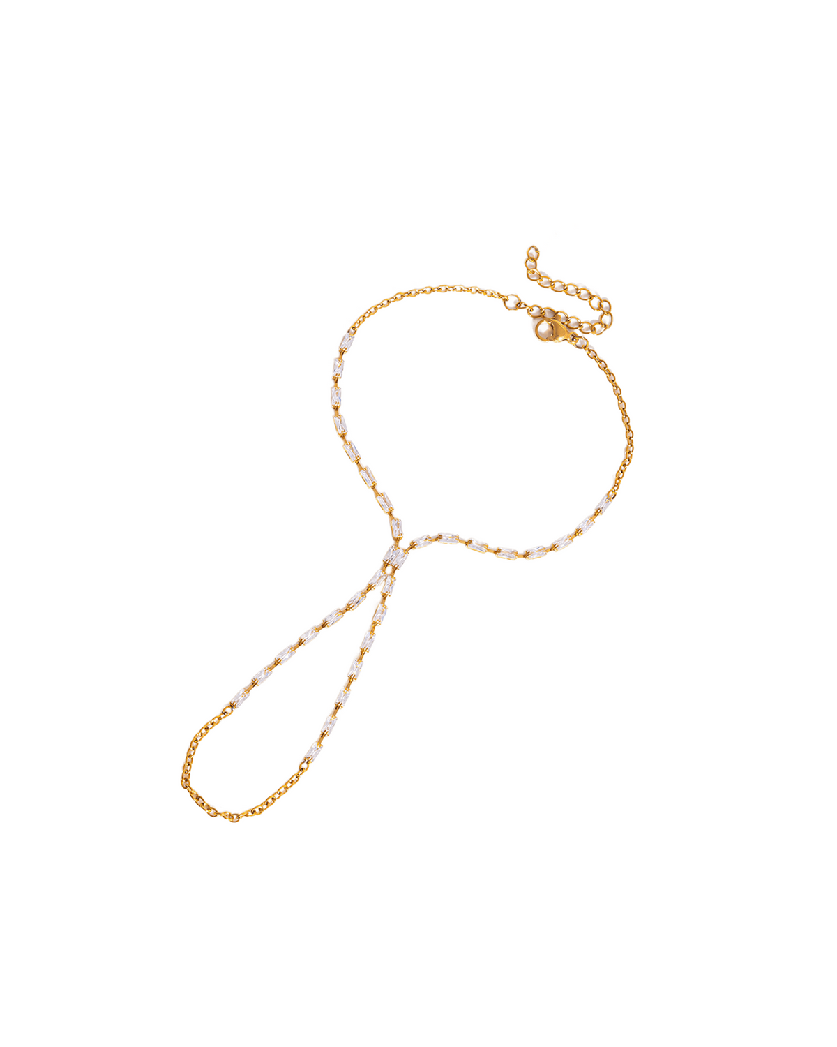 Baguette Hand Chain