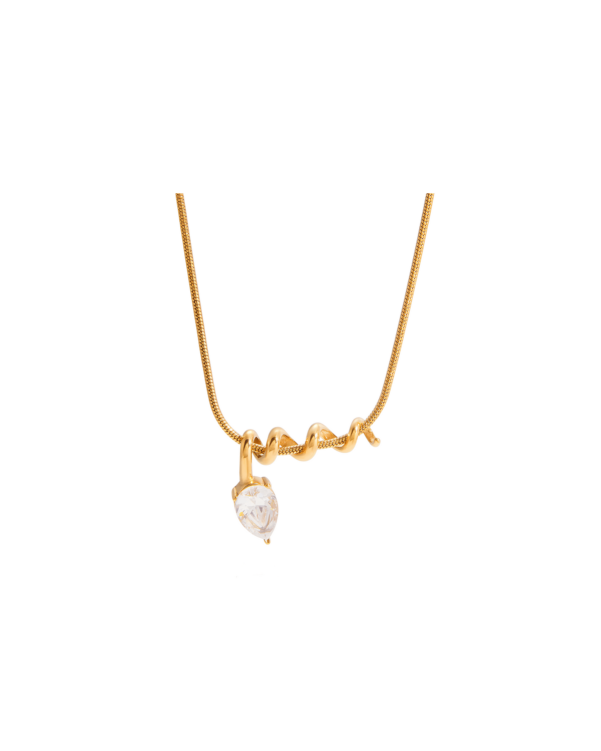 Coil Pendant Necklace