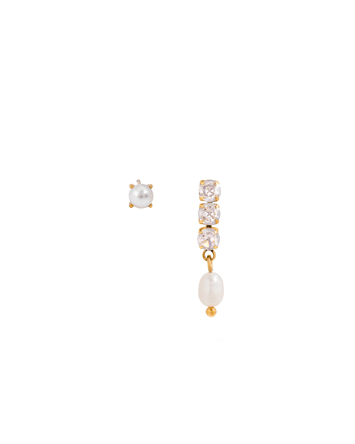 Everyday Pearl Earring Stacc