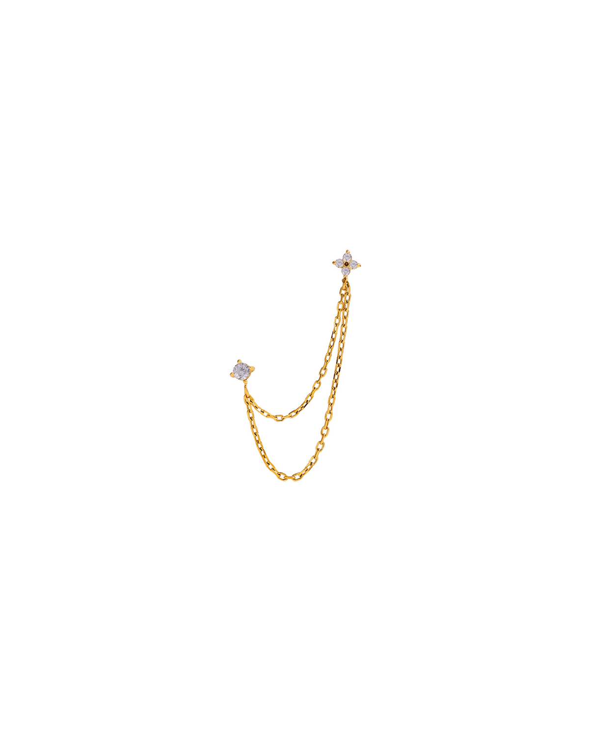 Drape Chain Earrings