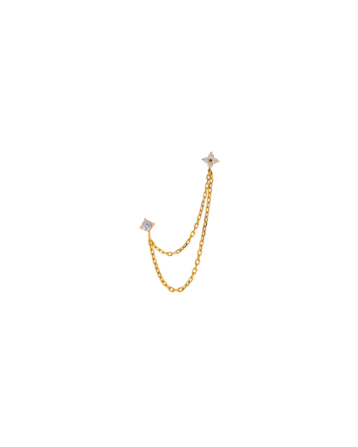 Drape Chain Earrings