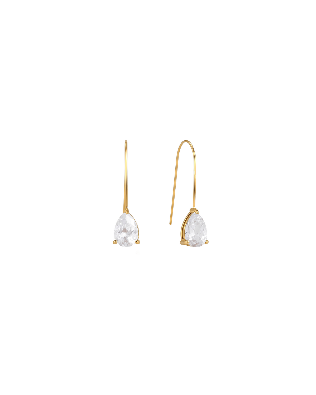 Pear Threader Earrings