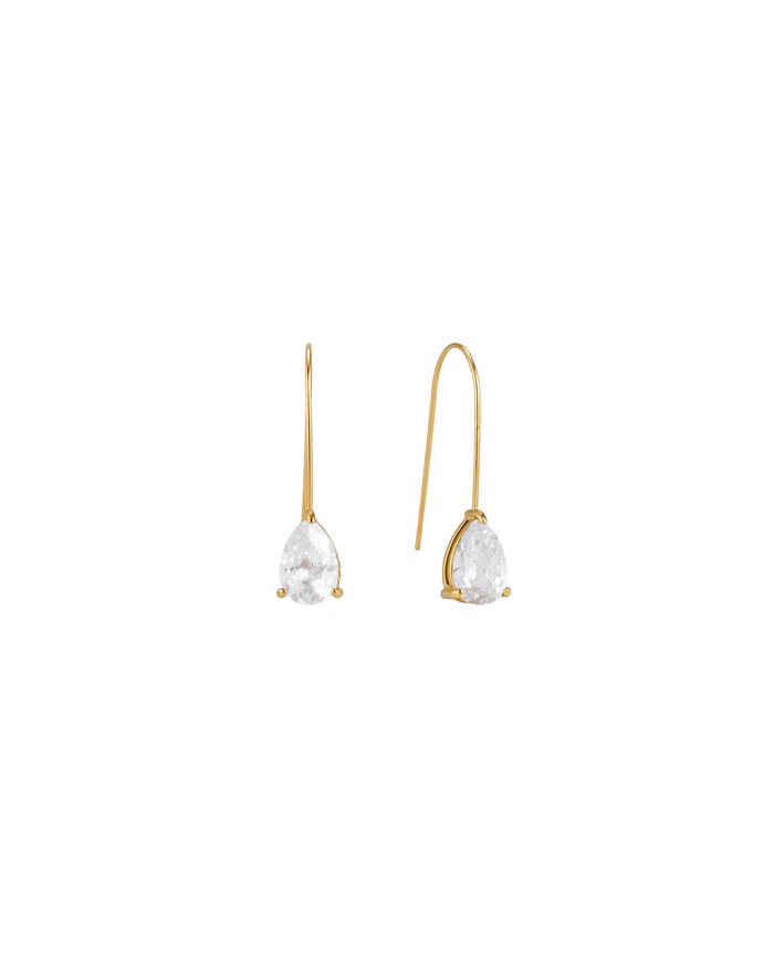 Pear Threader Earrings