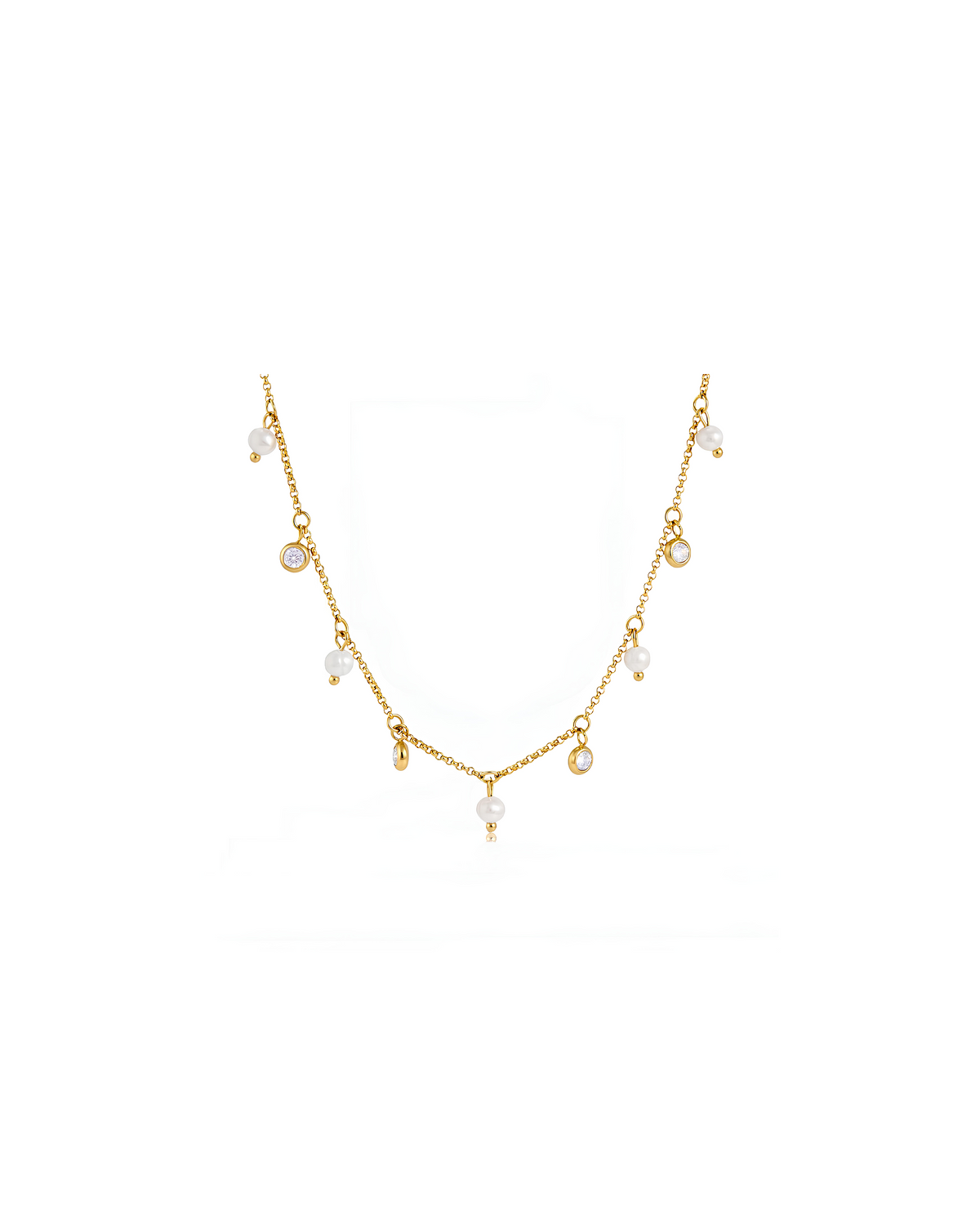 Pearl Charm Necklace