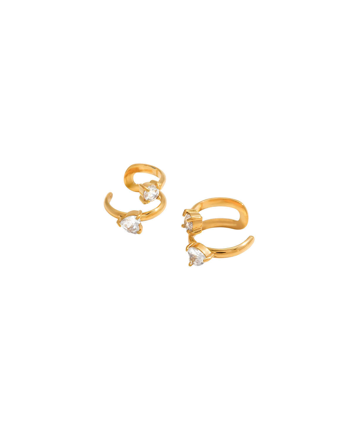 Double Stone Ear Cuff