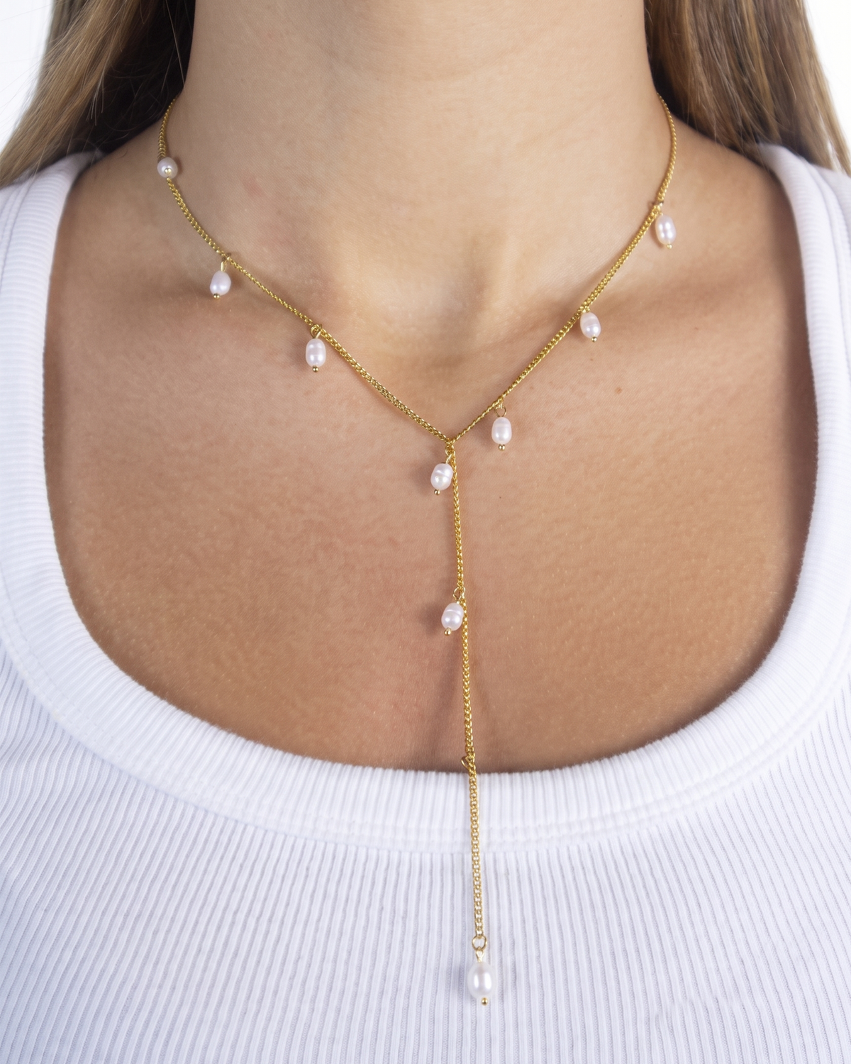 Dewdrop Pearl Necklace