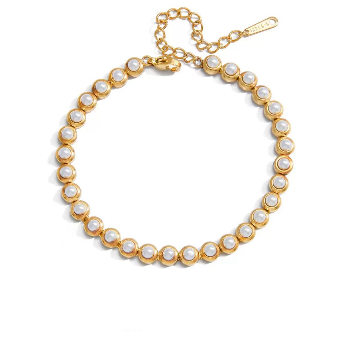 Pearl Tennis Bracelet