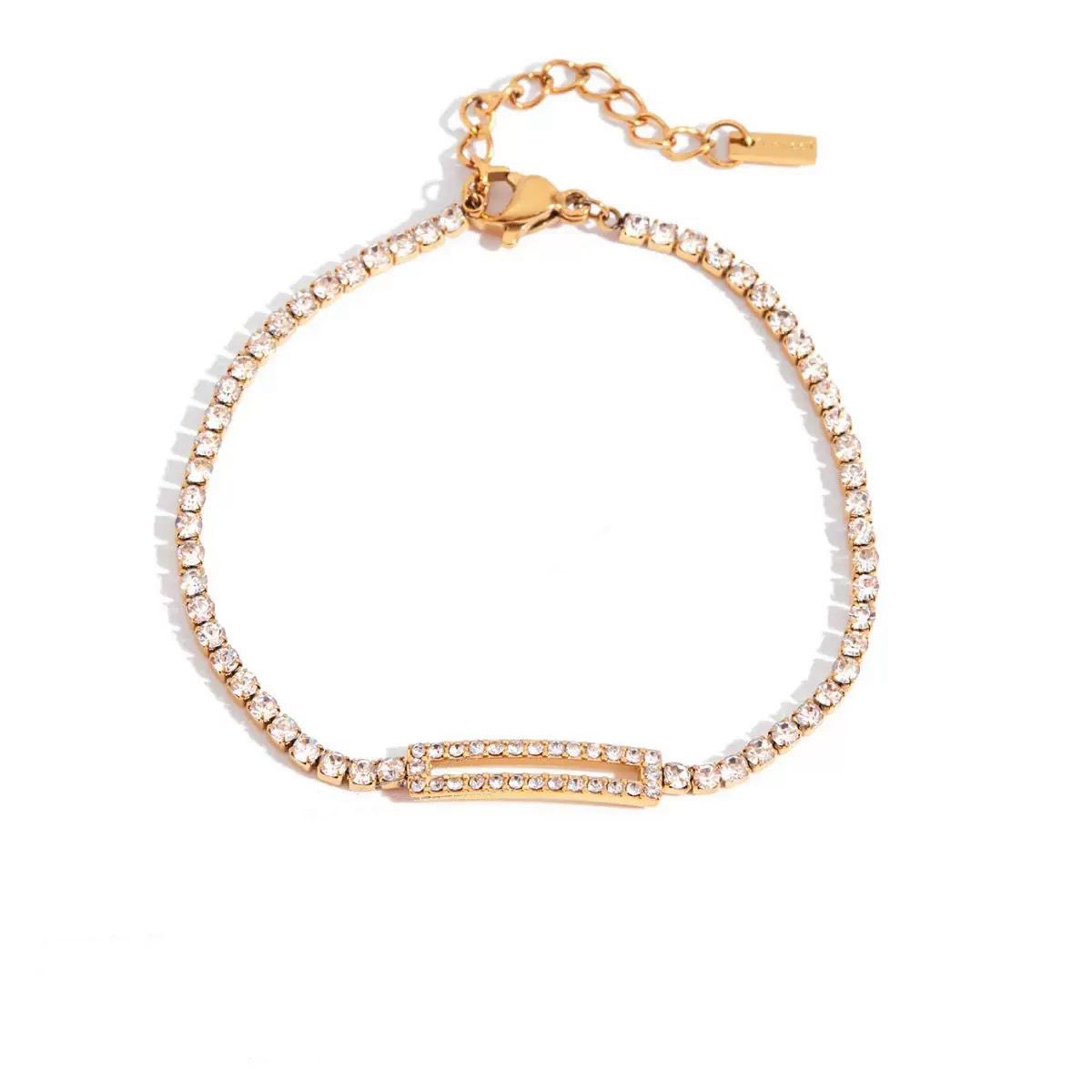 Bar Tennis Bracelet